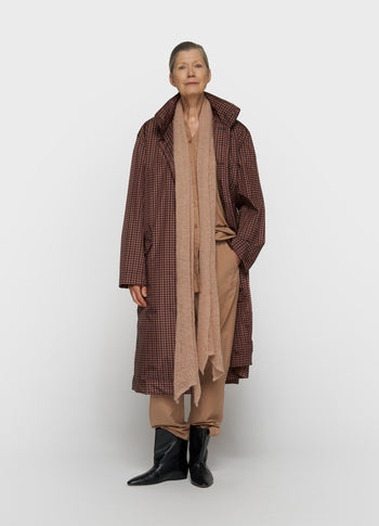 the wetlook coat | light fudge