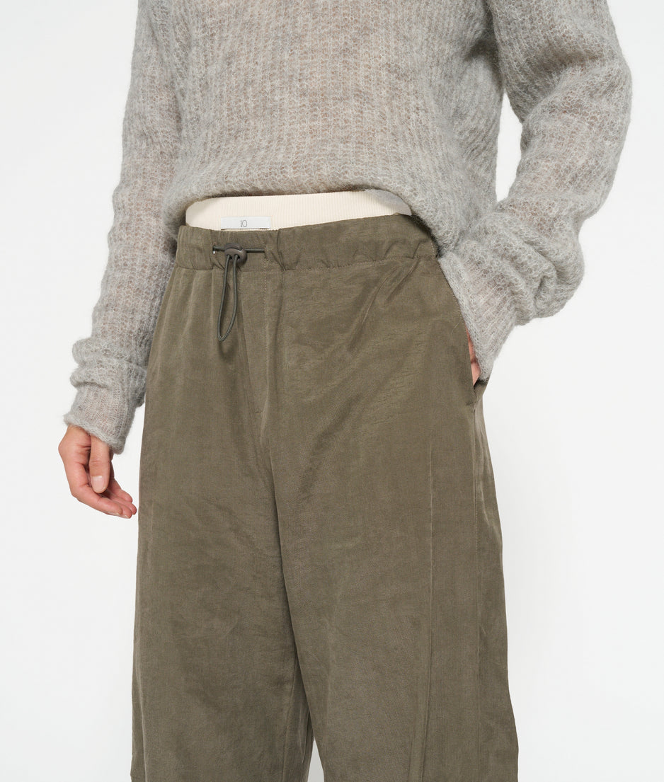 fine knit sweater | light grey melee