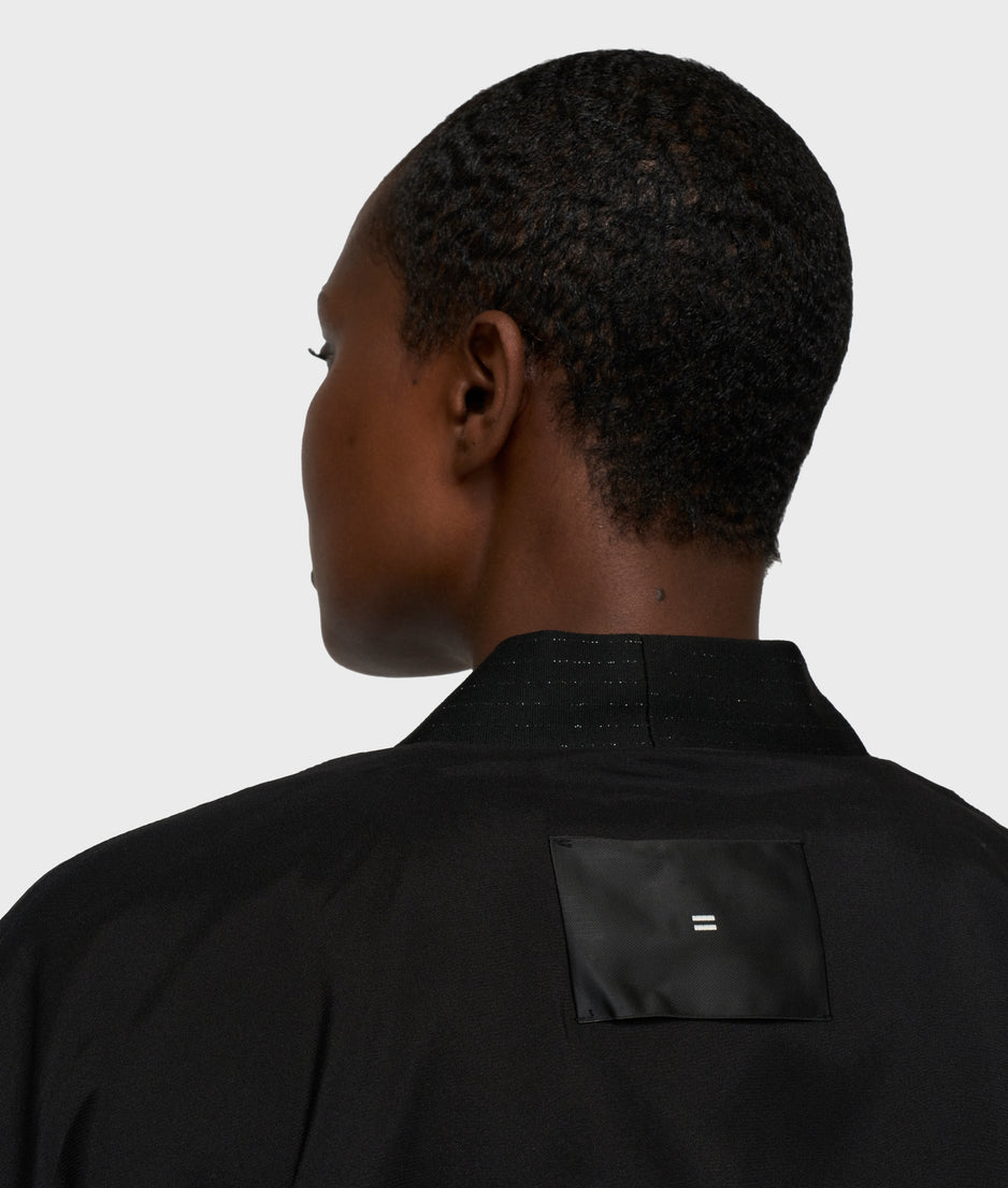 reversible cardigan punto | black