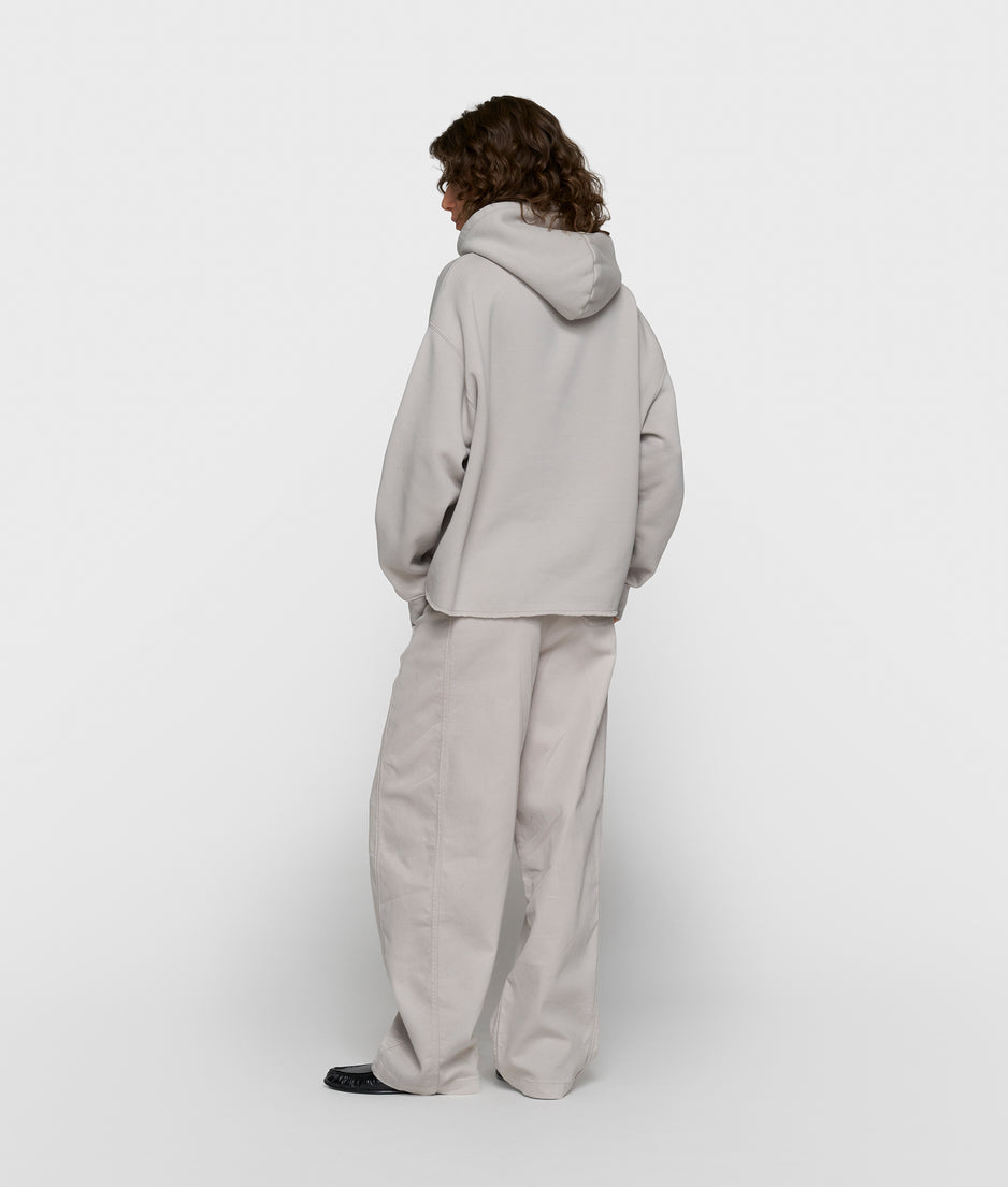 statement hoodie | stone