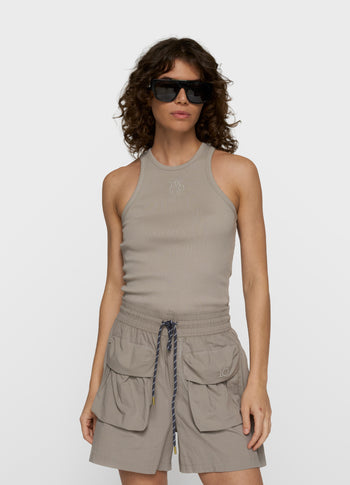 tank top rib | fog