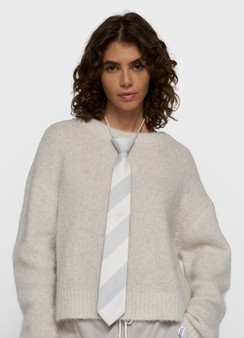 stropdas strepen | white/stone