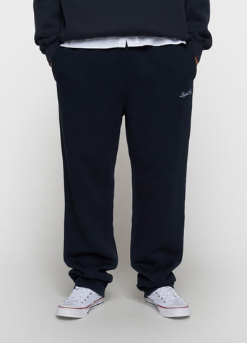 straight jogger | dark blue