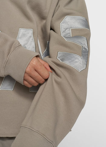 statement logo hoodie | fog