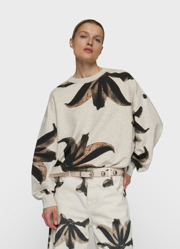 sweater flower | soft white melee
