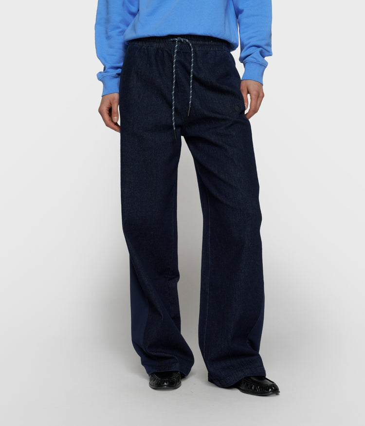 western broek chambray | dark blue