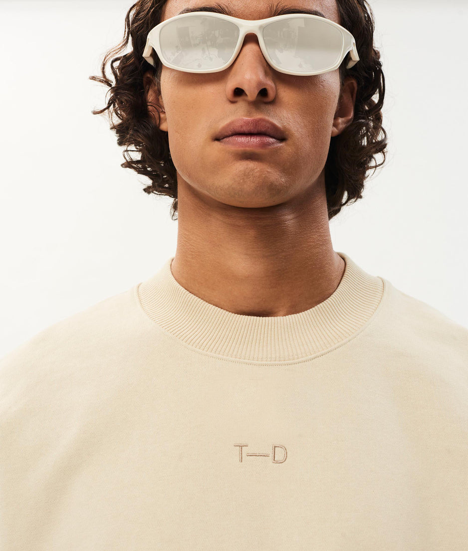 Levi fleece sweater | oat