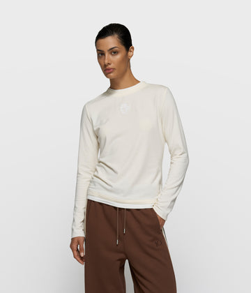 double long sleeve tee | pearl