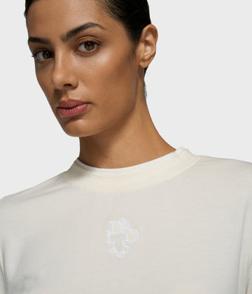 double long sleeve tee | pearl