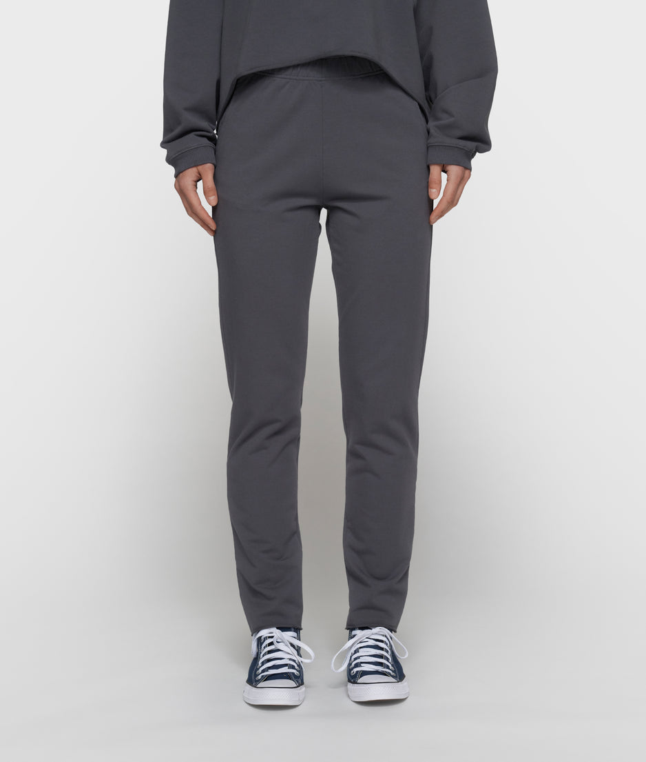 silent chique slim jogger | steel blue