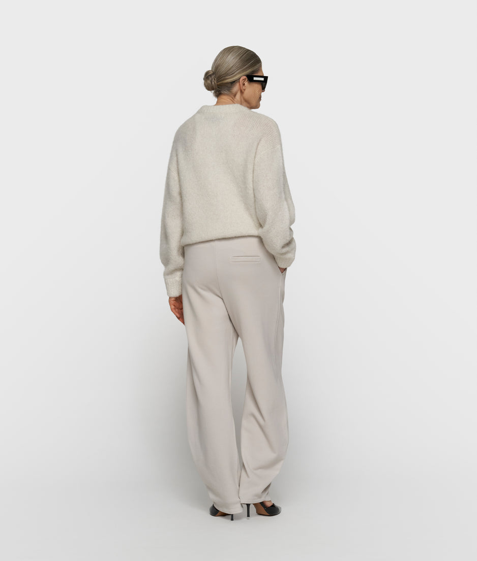 gebreid vest cardigan | ecru