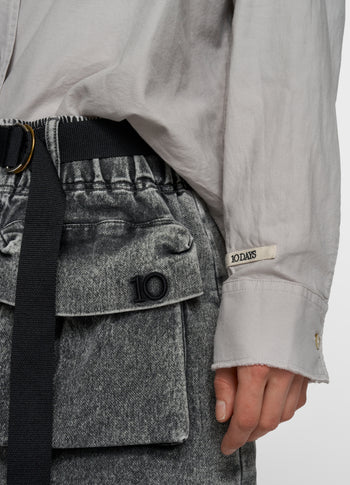 pique shirt | stone