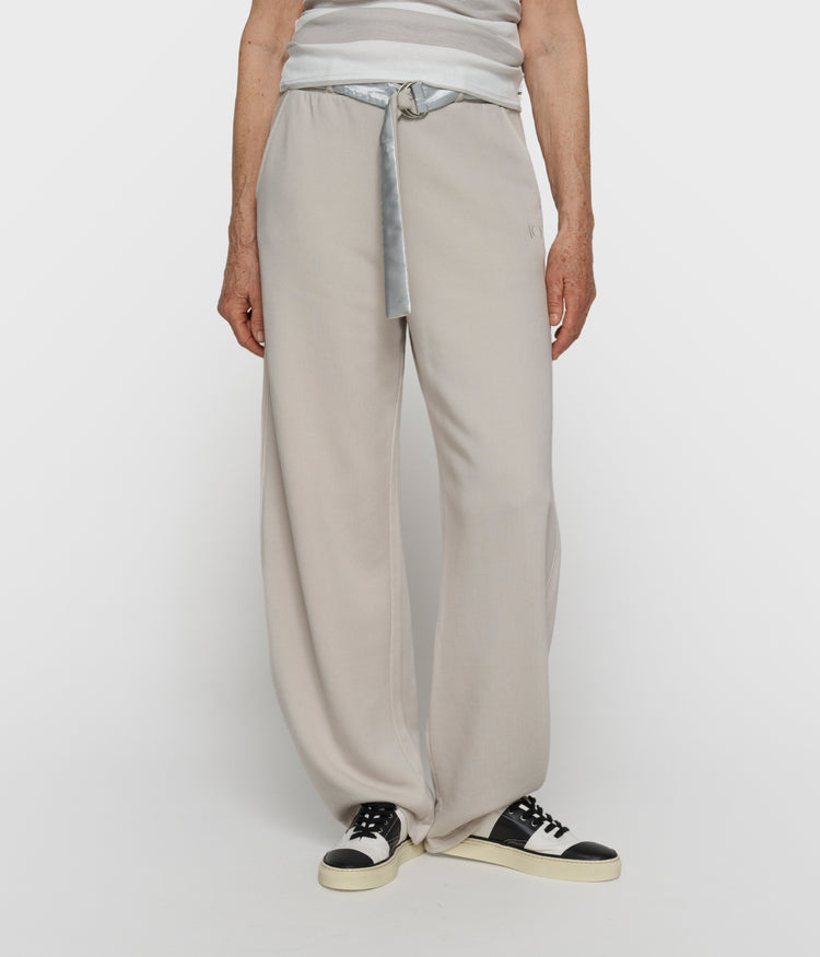 banana broek fleece | stone