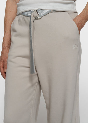 banana broek fleece | stone