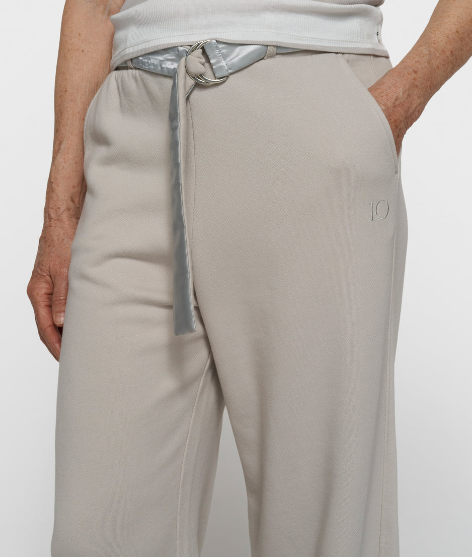 banana broek fleece | stone