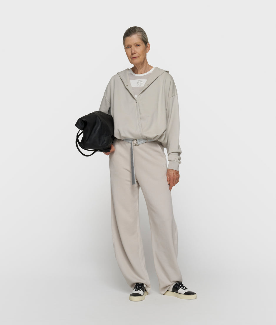 banana broek fleece | stone