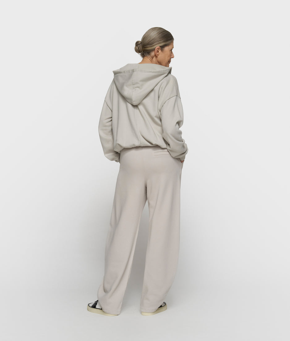 banana broek fleece | stone