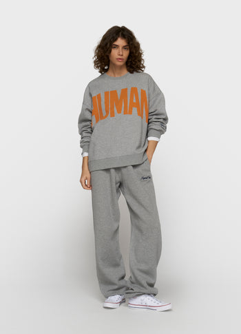 oversized sweater | light grey melee