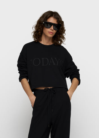 korte 10DAYS sweater | black