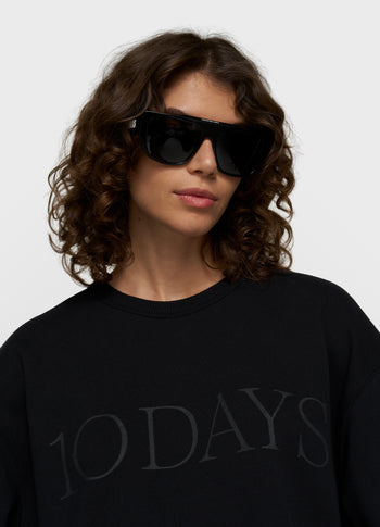 korte 10DAYS sweater | black