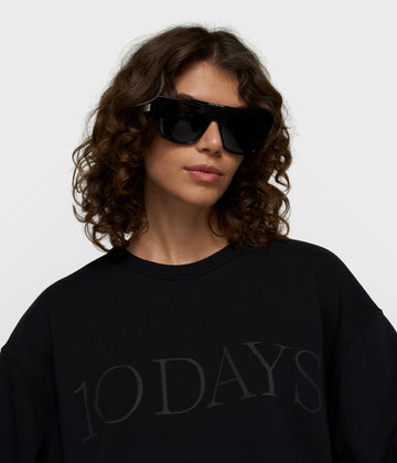 korte 10DAYS sweater | black