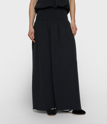 smock skirt washed | dark charcoal