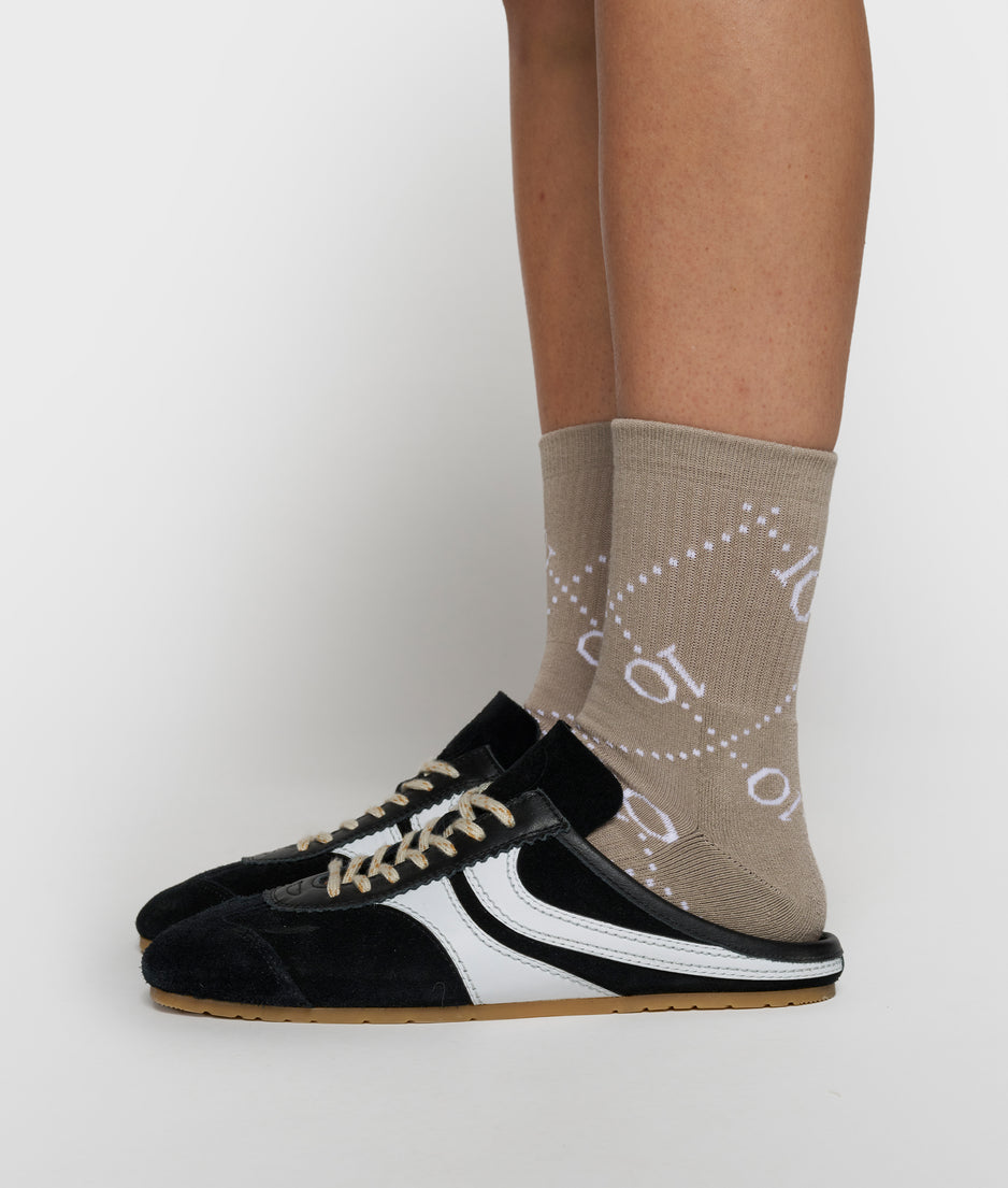 socks all-over monogram | fog