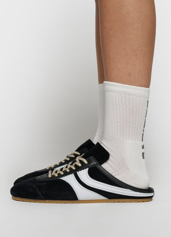 socks believe | ecru