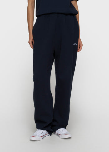straight jogger | dark blue