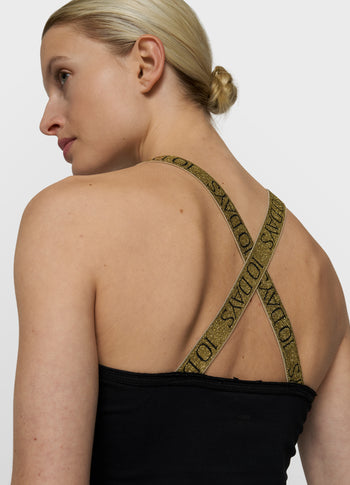 THE WRAPPER LUREX | black
