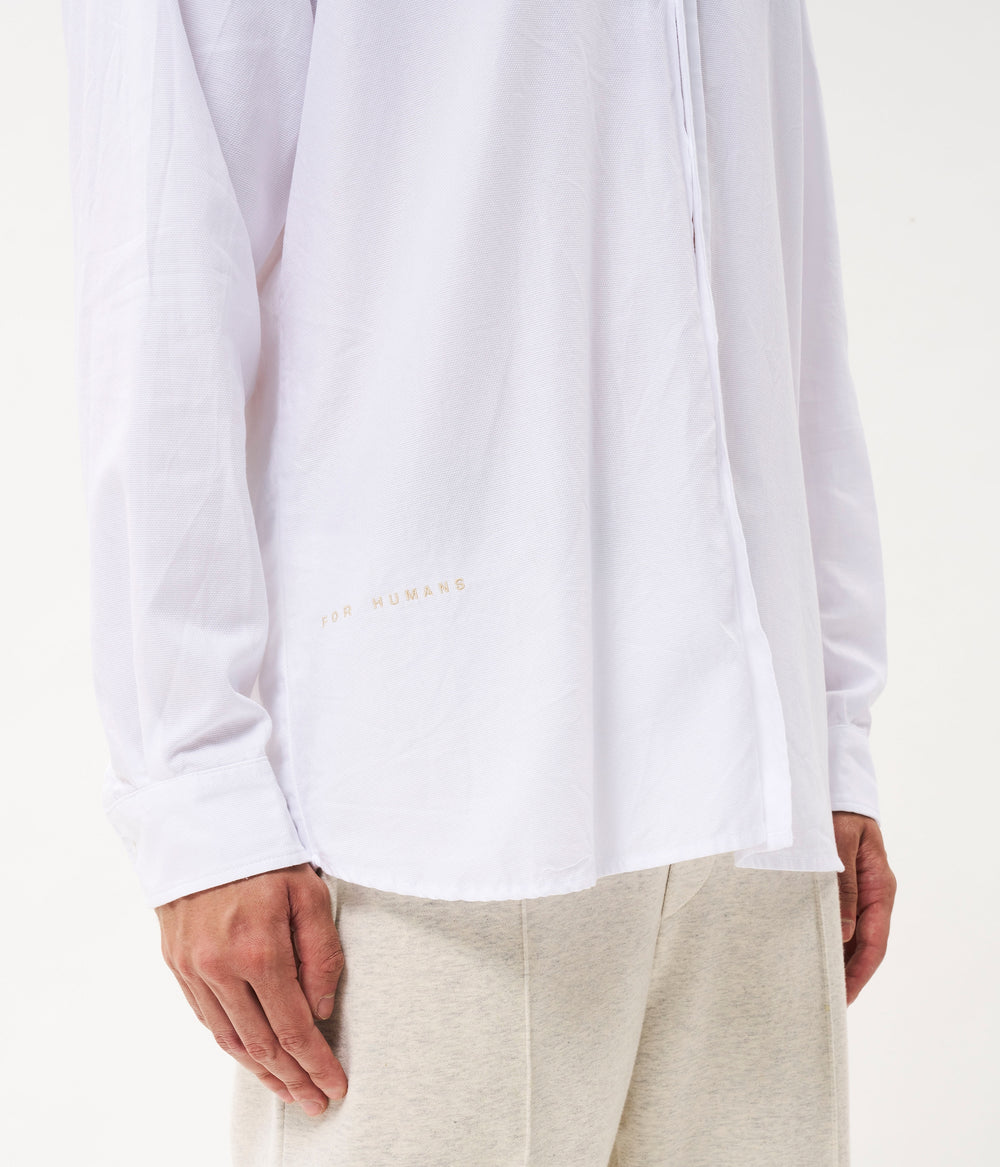 Tate smoking shirt | white