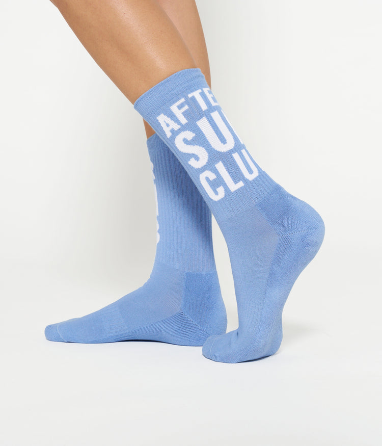 socks after sun club | blue bell