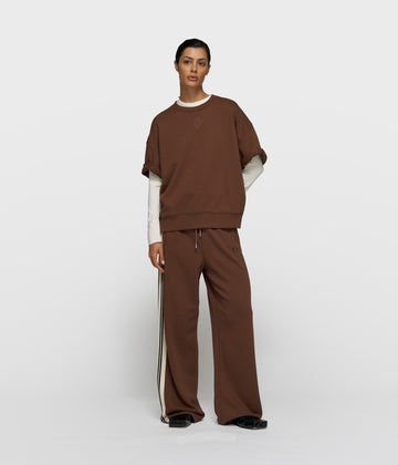 western jogger tape | dark truffle