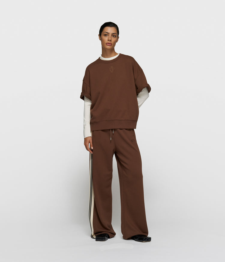 western jogger tape | dark truffle