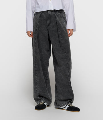Bar pants jog denim | black