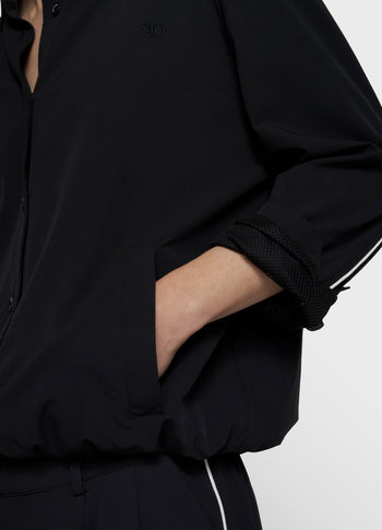 travel blouse jacket | black