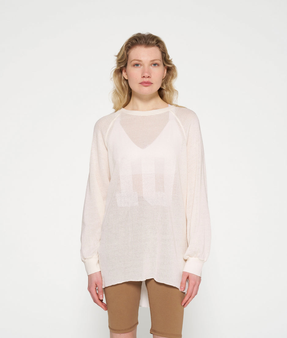 tunic mesh | ecru