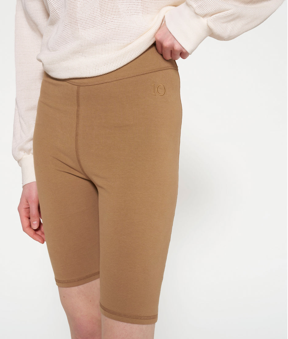 cycling shorts | cedar brown