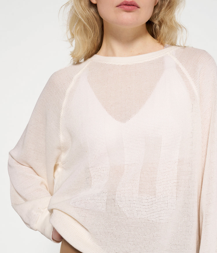 tunic mesh | ecru