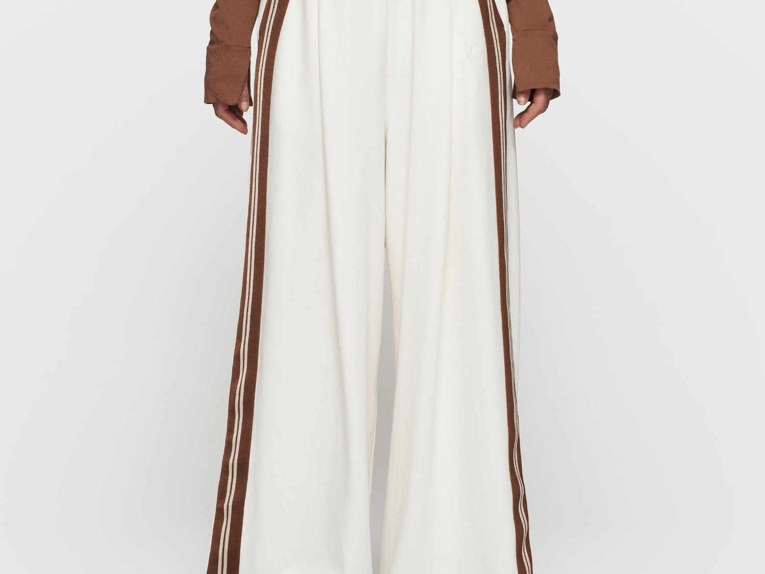 wide pants tape | ecru