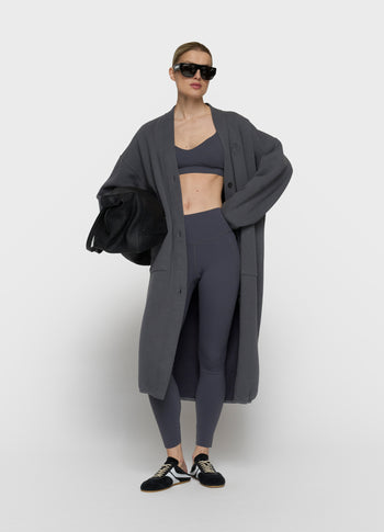 sporty legging | steel blue