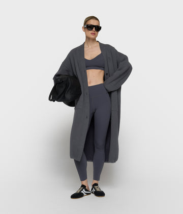 sporty legging | steel blue