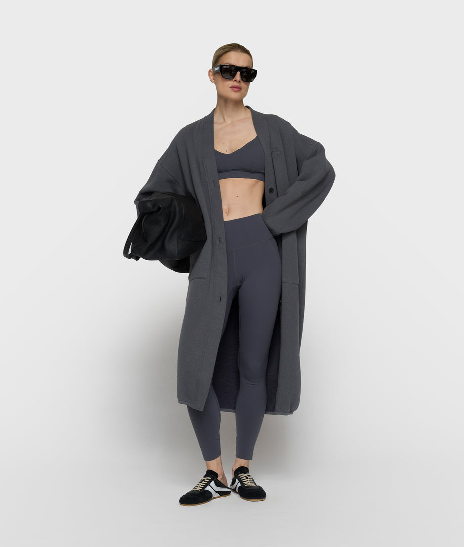 sporty legging | steel blue