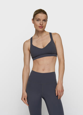 sporty bh | steel blue