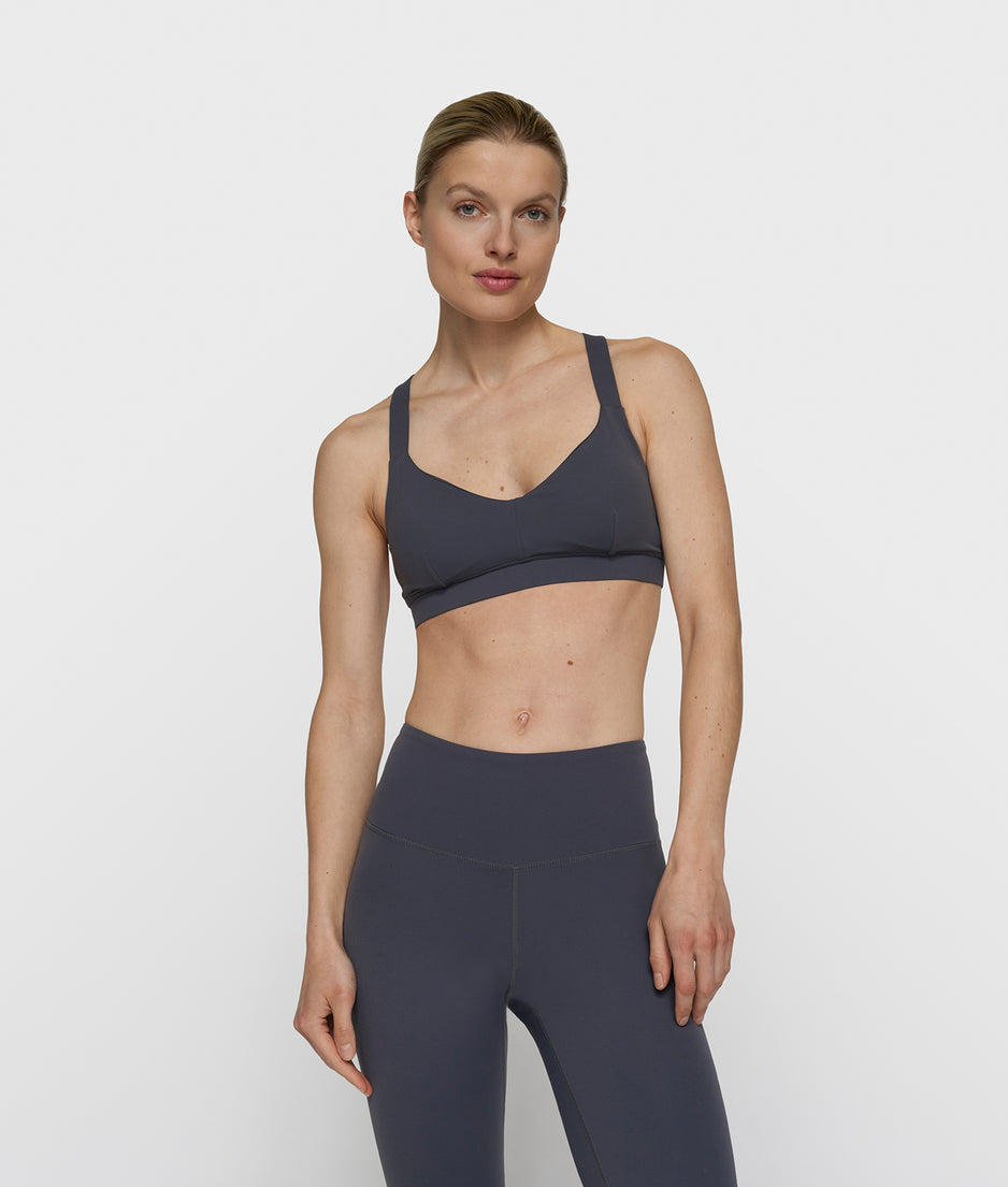 sporty bh | steel blue