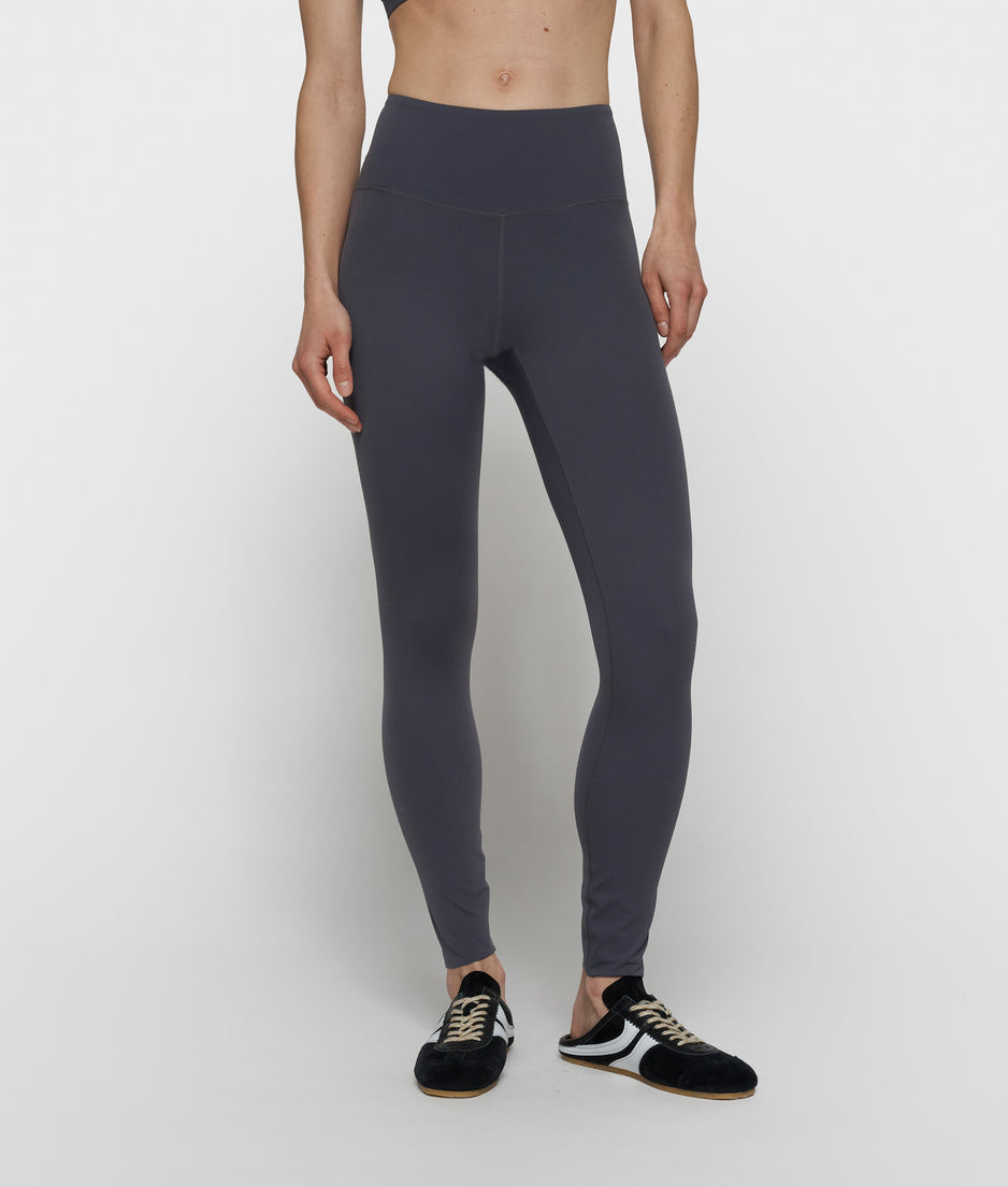 sporty legging | steel blue
