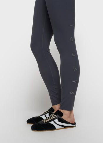 sporty legging | steel blue