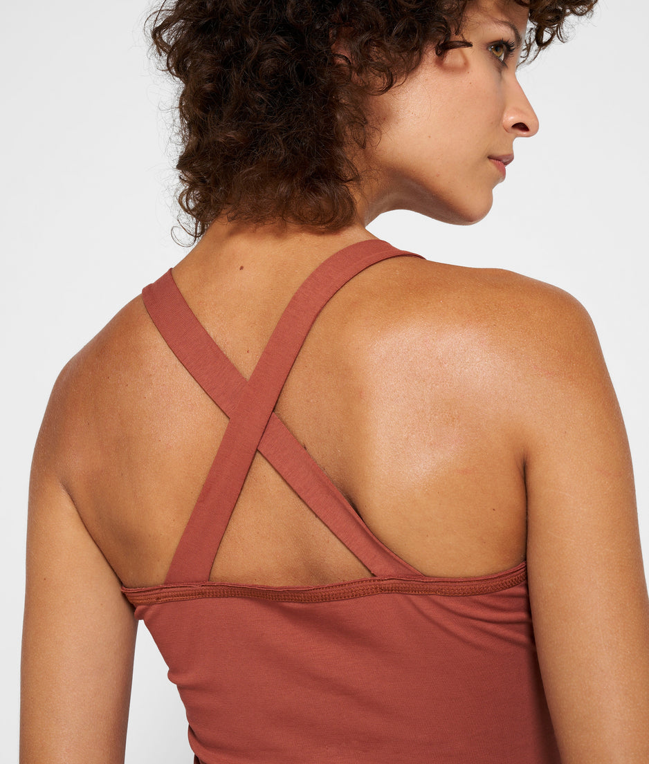 wrapper uni | saddle brown