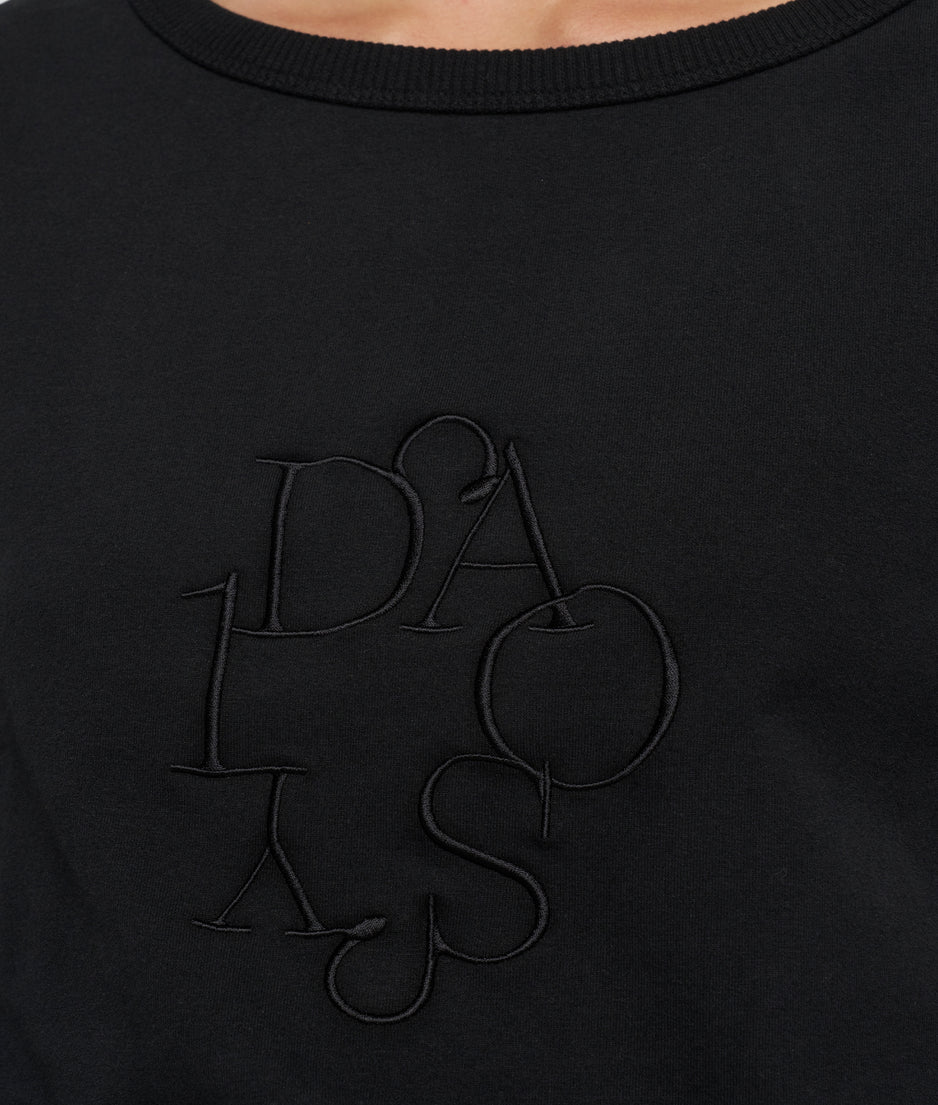 easy logo sweater | black