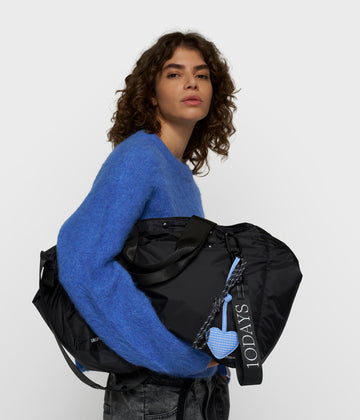 Gewatterde shopper | black